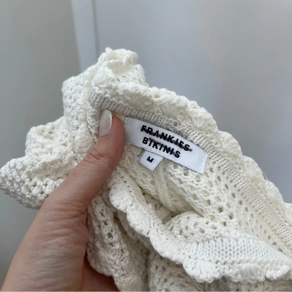 NWOT Frankie's Bikini x Out From Under Mason Crochet Pants Size M